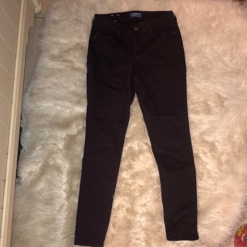 Burgundy old navy pants